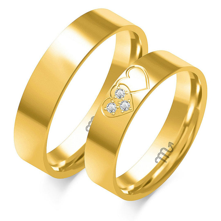 Alianza de Oro Clásica Lisa 5 mm – Modelo O-176