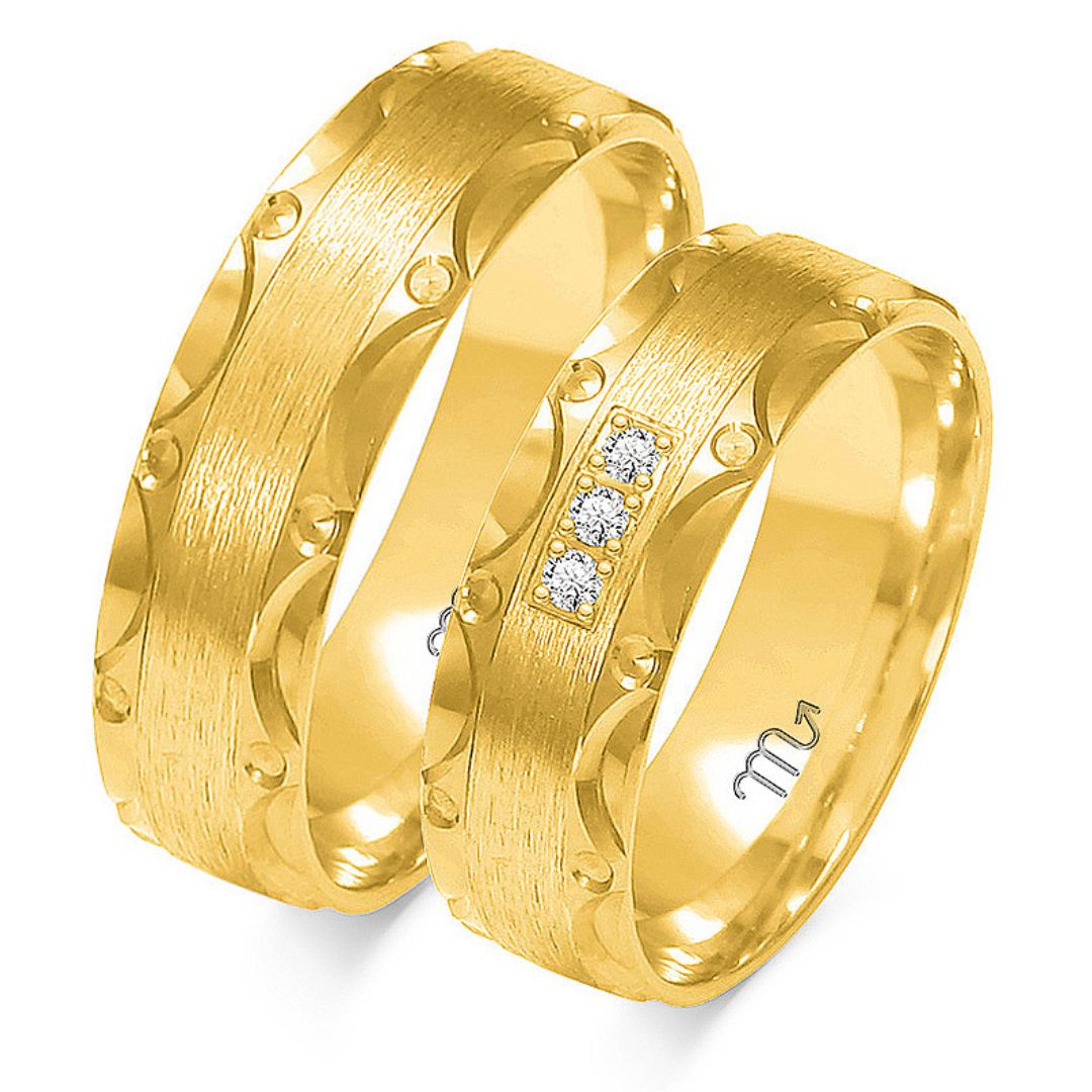 Alianza de Boda de Oro Amarillo 5 mm – Modelo A-230