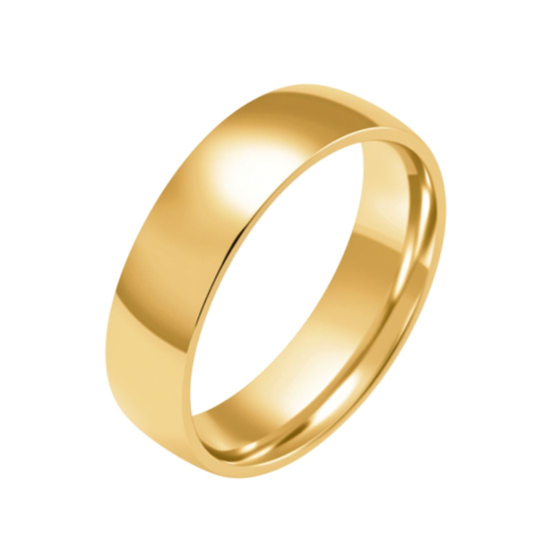 Alianza de Boda Clásica de Oro Pulido 4,5 mm - Modelo C-139
