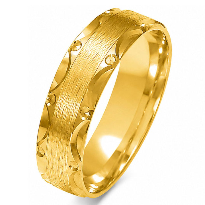 Alianza de Boda de Oro Amarillo 5 mm – Modelo A-230