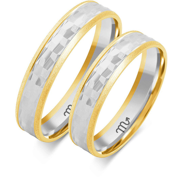 Alianza de Oro Clásica con Relieve 4,5 mm – OE-393