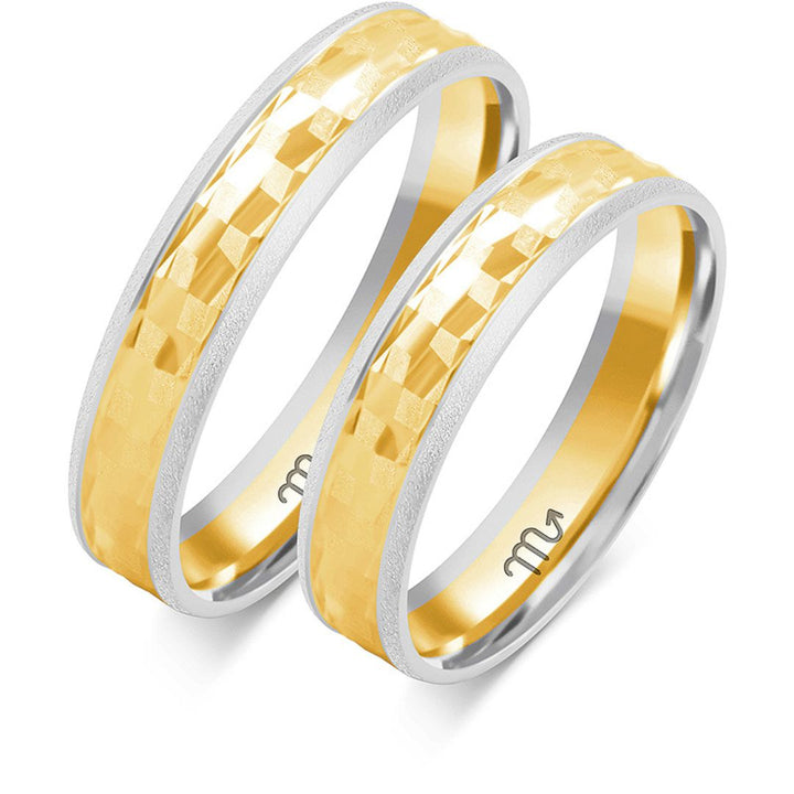 Alianza de Oro Clásica con Relieve 4,5 mm – OE-393