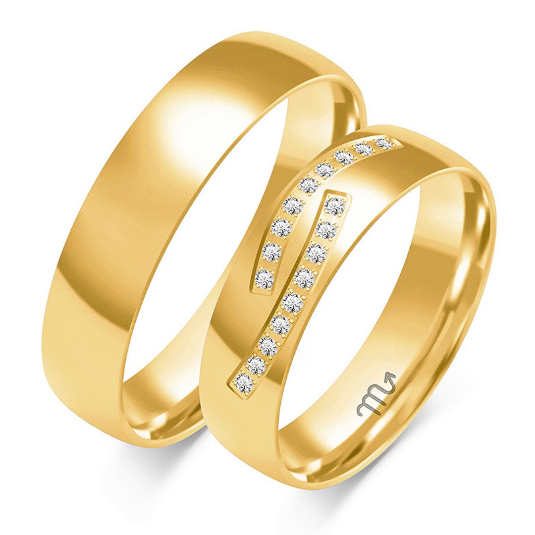Alianza de Boda Clásica de Oro Pulido 4,5 mm - Modelo C-139