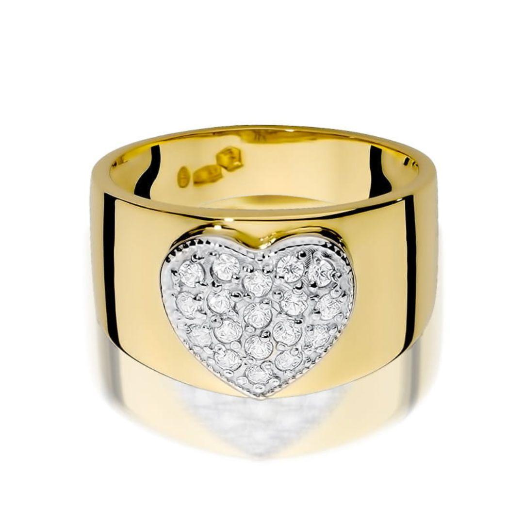 Anillo Amore Diamantes 0,26 ct Oro 14K