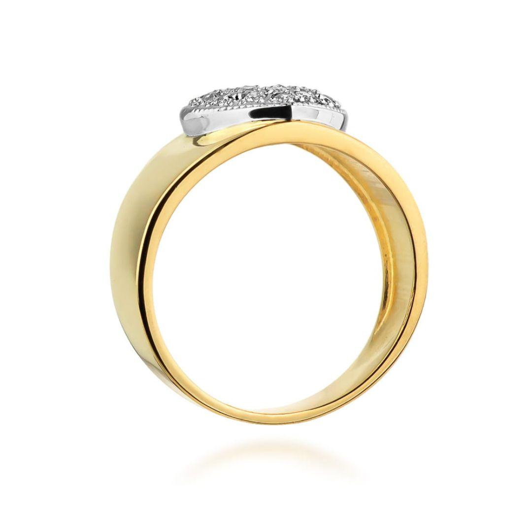 Anillo Amore Diamantes 0,26 ct Oro 14K