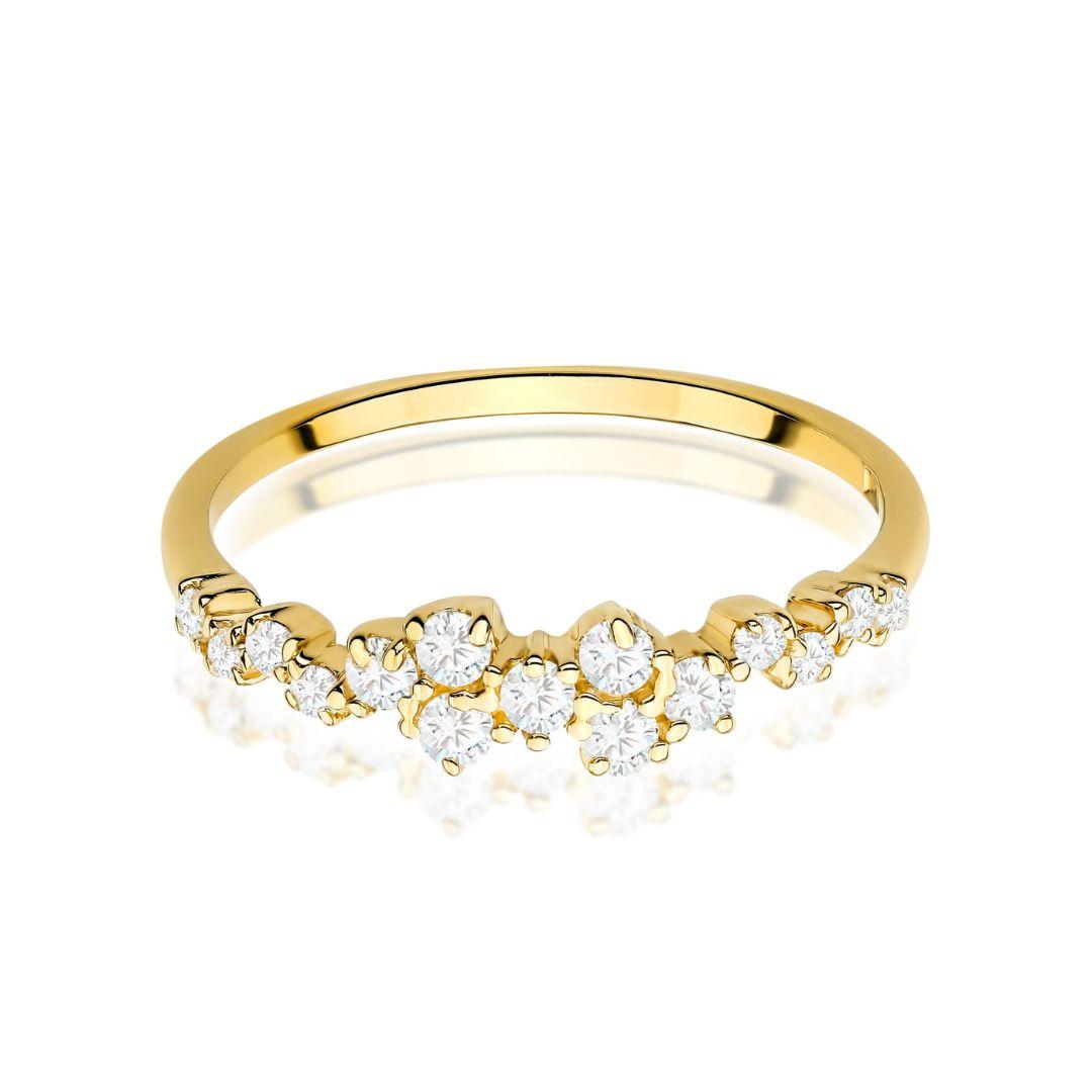 Anillo Bellissima Diamantes 0,33 ct en Oro 14K