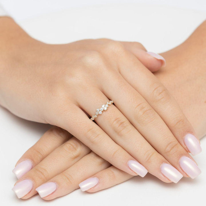 Anillo Bellissima Diamantes 0,33 ct en Oro 14K