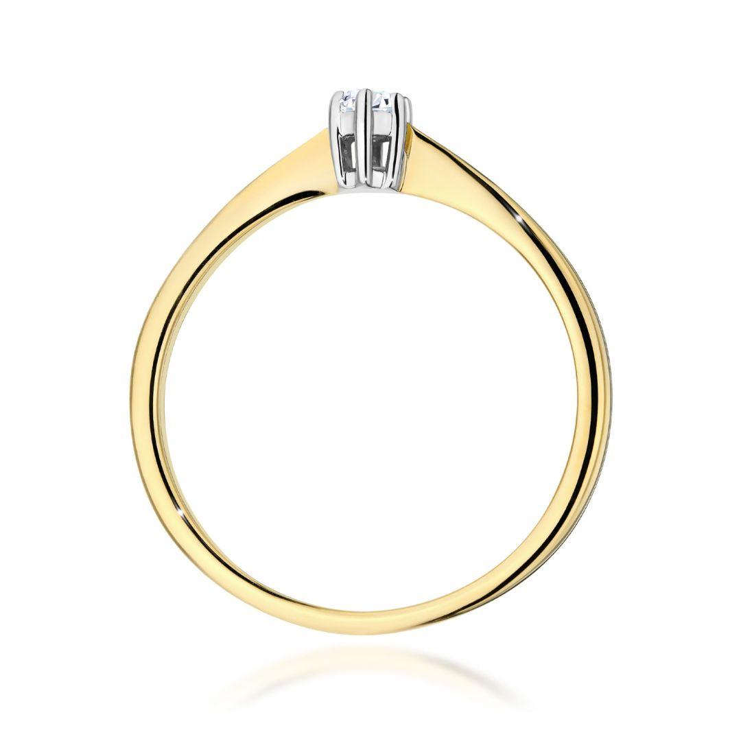 Anillo Clara Diamante 0,10 ct en Oro 14K