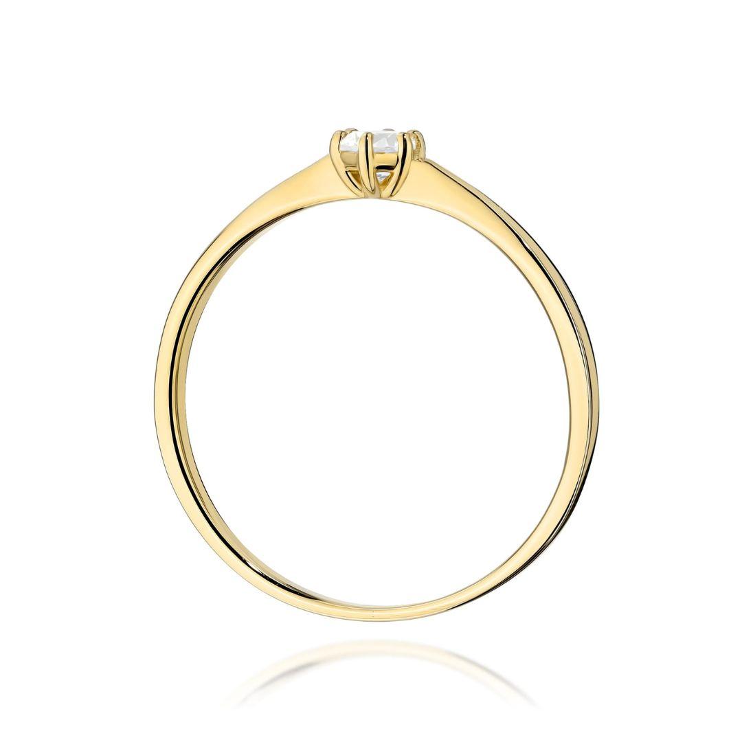 Anillo Dioha Diamante 0,10 ct en Oro 14K