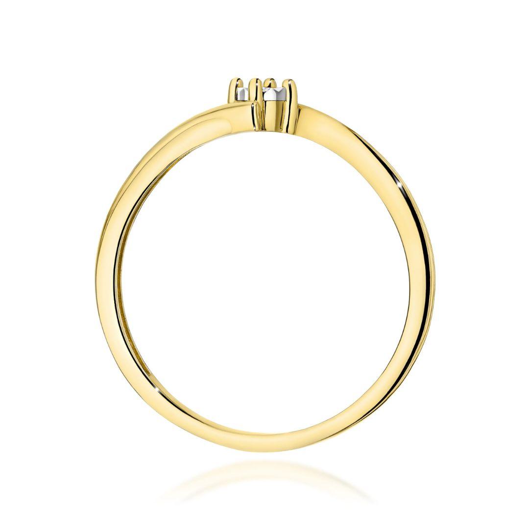 Anillo Nara Diamante 0,01 ct en Oro 14K