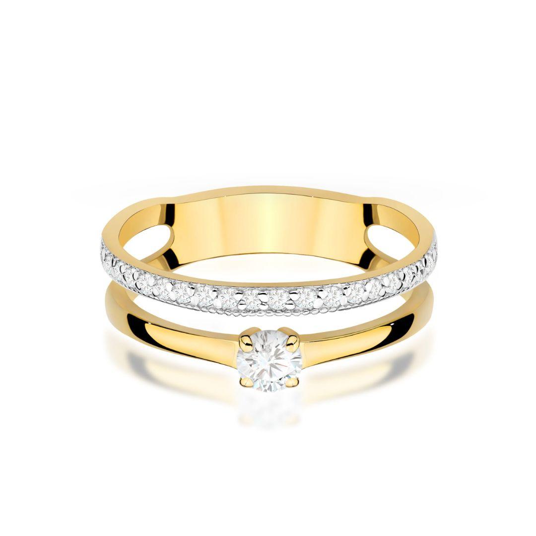 Anillo Noa Diamantes 0,40 ct en Oro 14K