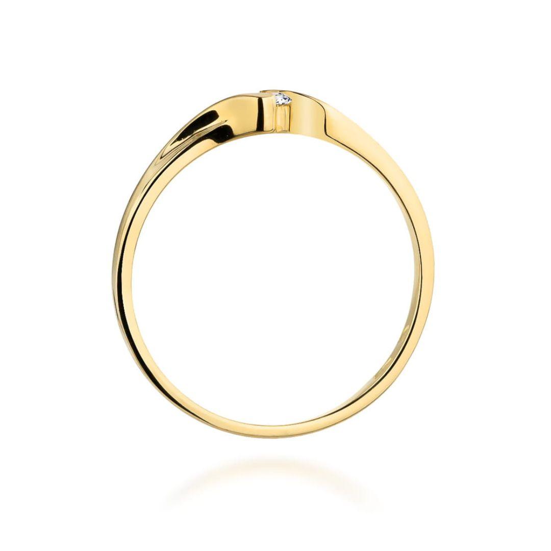 Anillo Serena Diamante 0,09ct Oro Amarillo 14K