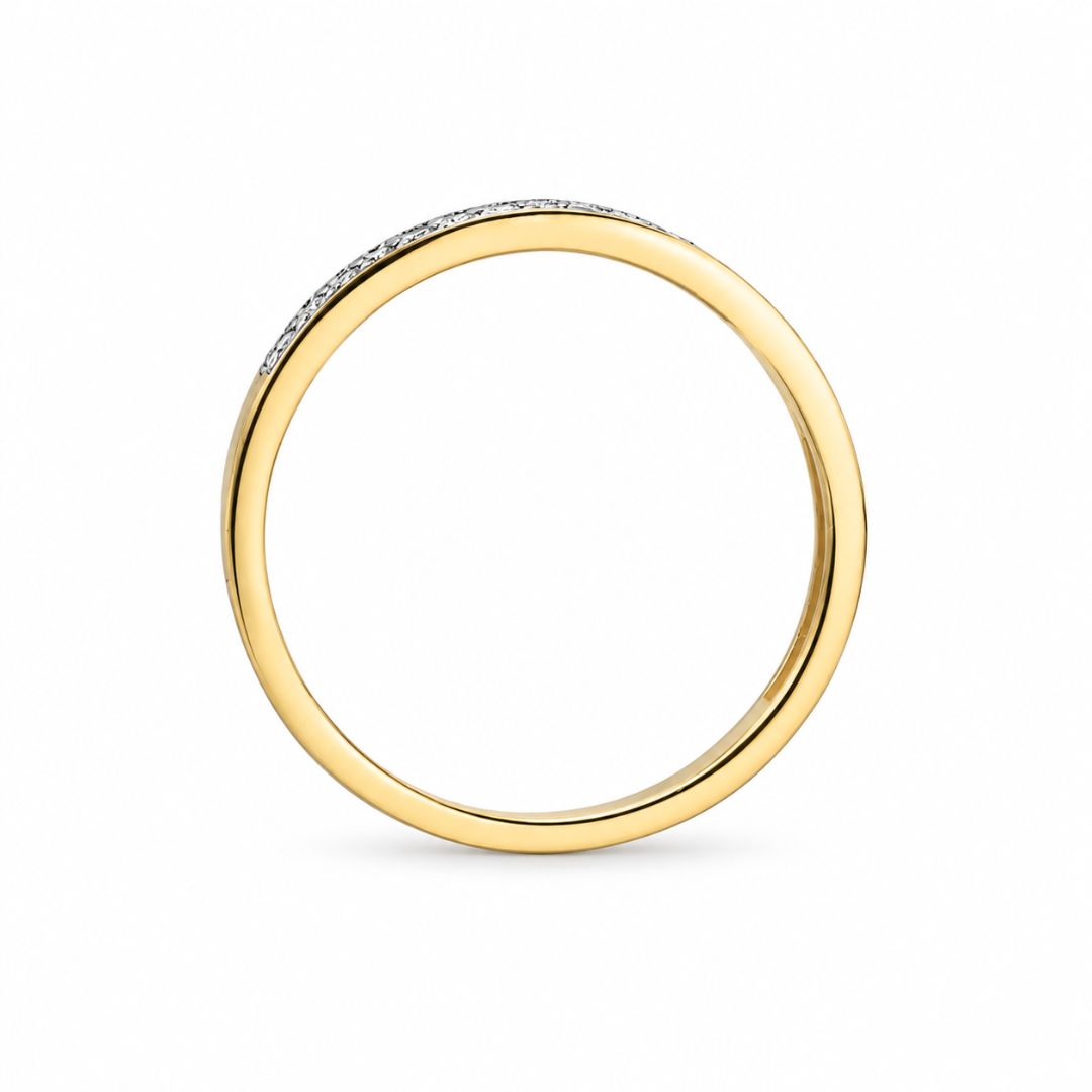 Anillo Anabella de Oro 9K con Diamantes