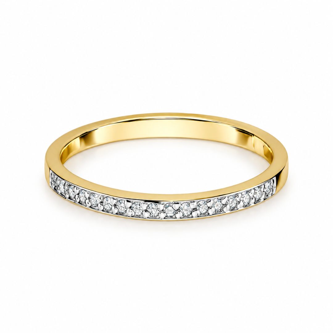 Anillo Anabella de Oro 9K con Diamantes