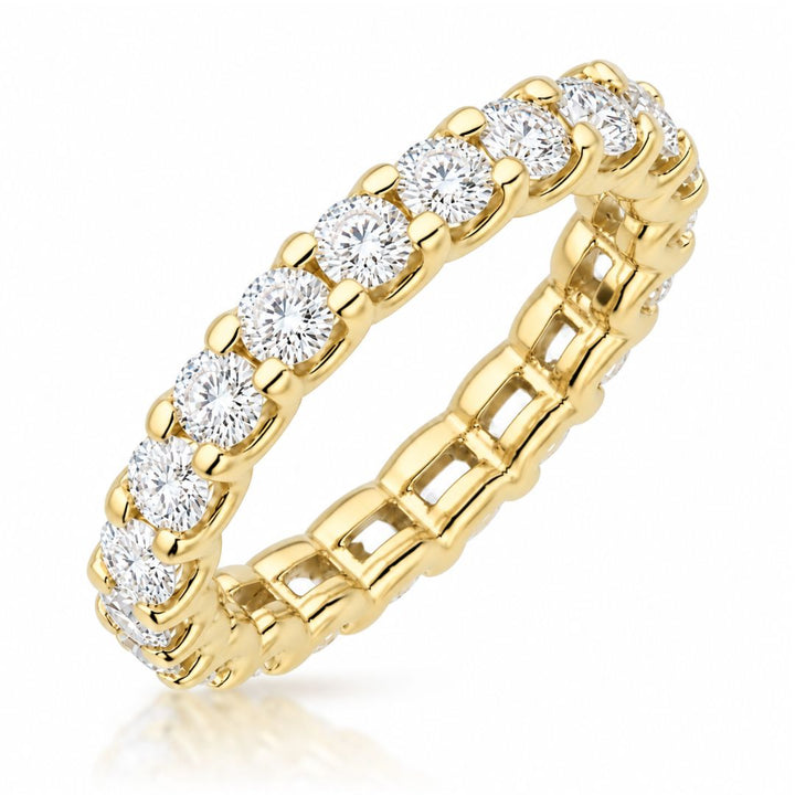Anillo Eternidad Diamantes 3,20–3,80 ct en Oro 14K