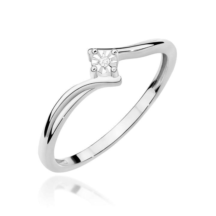 Anillo Nara Diamante 0,01 ct en Oro 14K