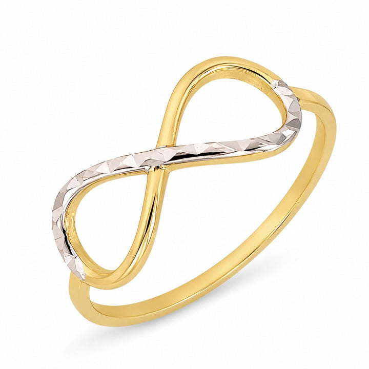 Anillo de oro 18k bicolor INFINITO