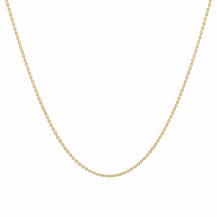 Cadena Rolo Tallada de Oro 18K 45 cm