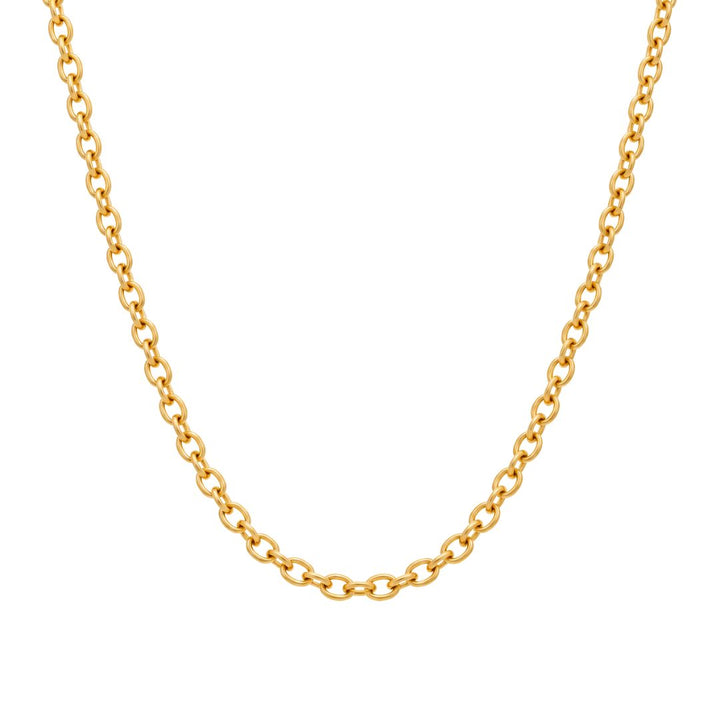 Cadena forzada maciza de oro 18K · 1,80 mm