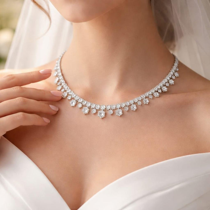 Collar Novia Brillo Imperial – Elegancia con Circonitas