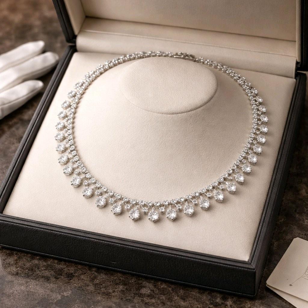 Collar Novia Brillo Imperial – Elegancia con Circonitas