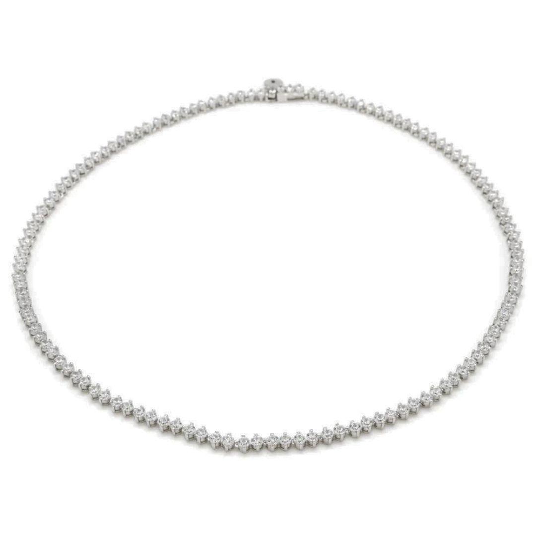 Collar Rivière Plata 925 con Circonitas Blancas