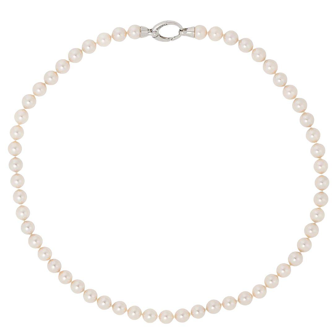 Collar de Perlas 7 mm – 45 cm Colección Lyra Majorica - Clásico y Atemporal