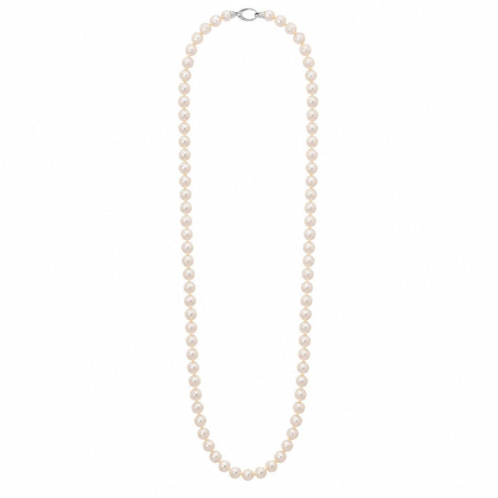 Collar de Perlas 8 mm – 80 cm Colección Lyra