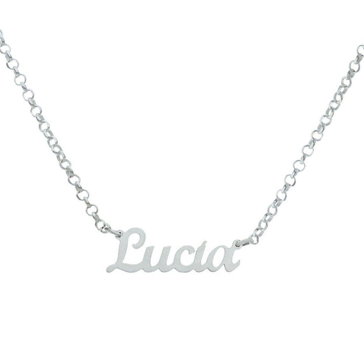 Gargantilla Personalizable en Plata de Ley con Nombre – Elegancia Fina y Única