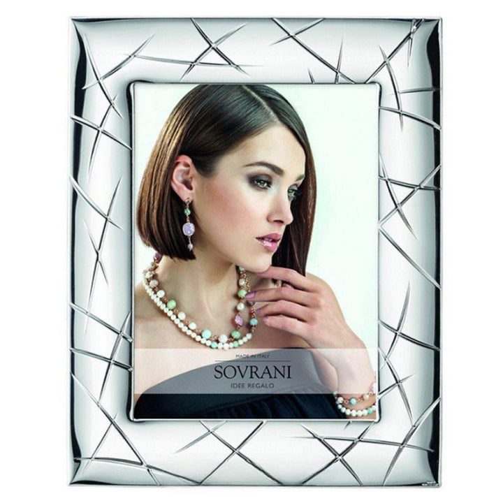 Marco de Fotos Sovrani en Plata Laminada – Elegancia Atemporal para tus Recuerdos