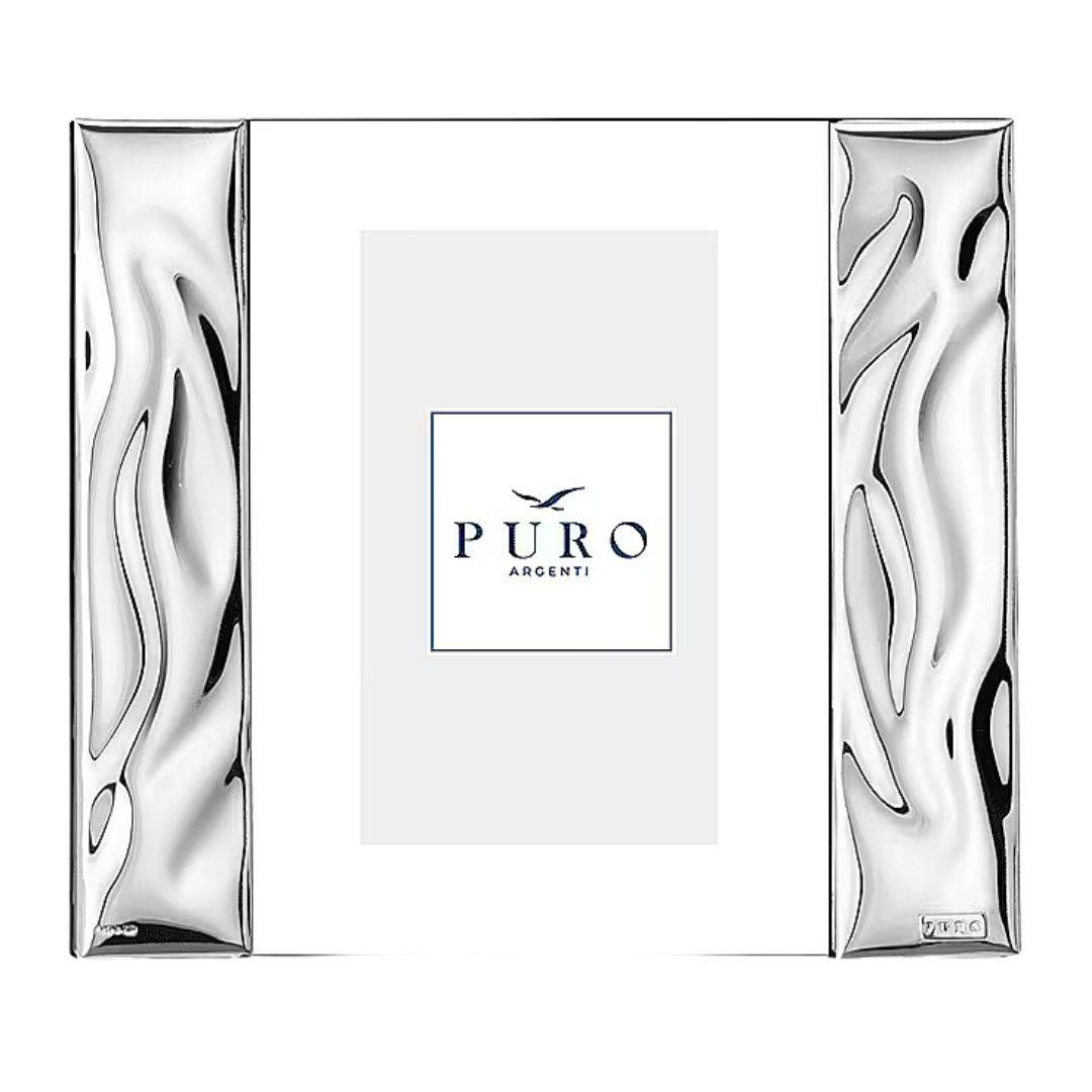 Marco de Plata Laminada Puro Fenice 10x15 cm - Diseño Elegante y Sofisticado para Momentos Especiales