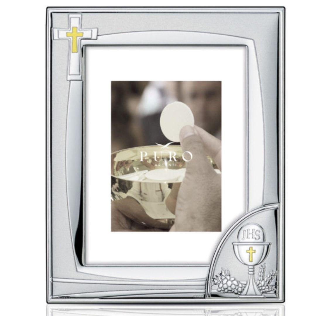 Marco de fotos en plata para COMUNIÓN