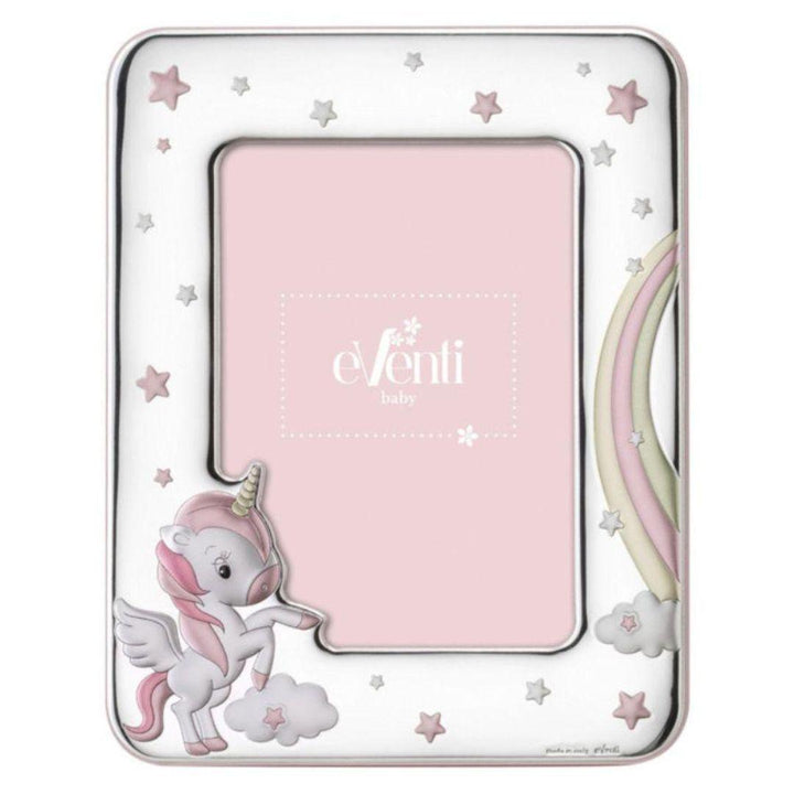 Marco de fotos infantil Unicornio en tono rosa