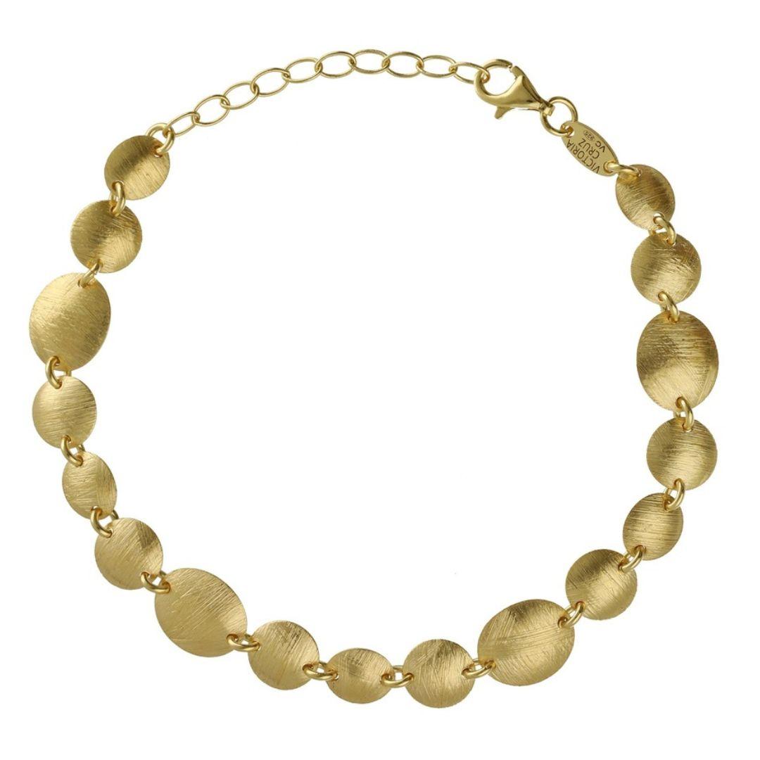 Pulsera noise de plata de ley · Victoria Cruz