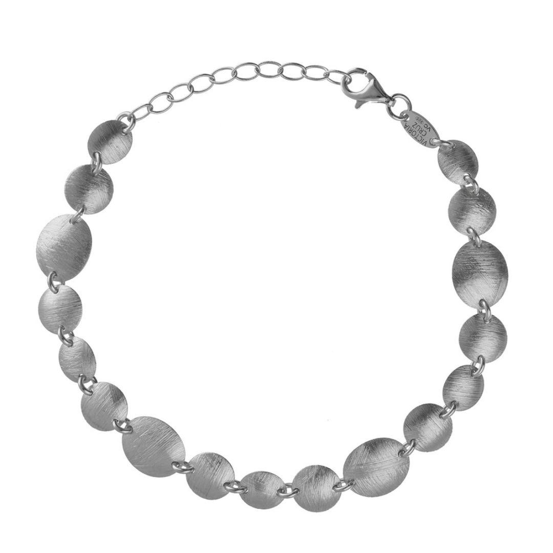 Pulsera noise de plata de ley · Victoria Cruz