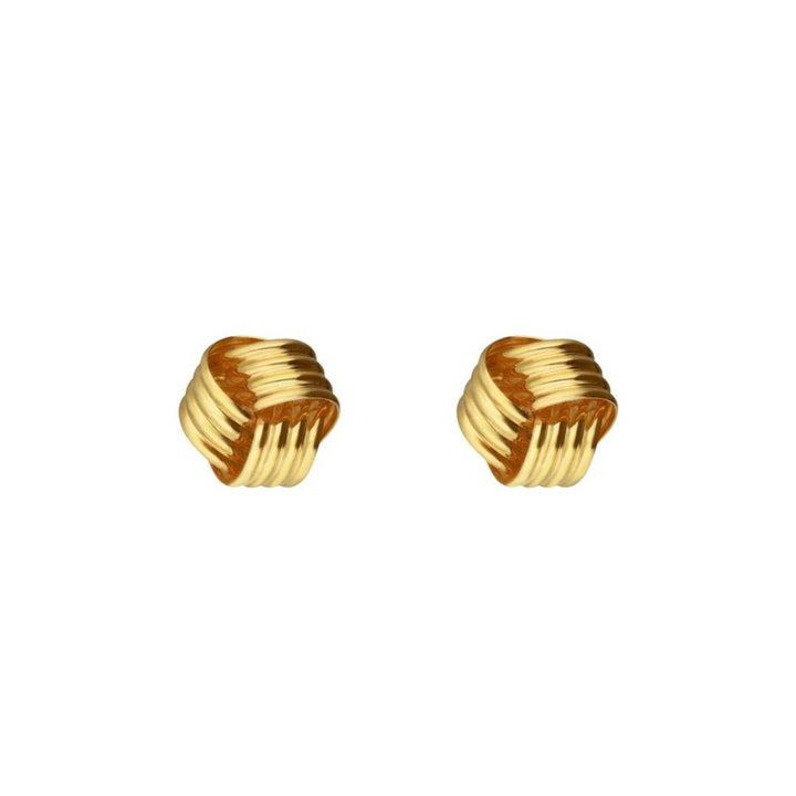 Pendientes nudo pequeño en Plata · Victoria Cruz