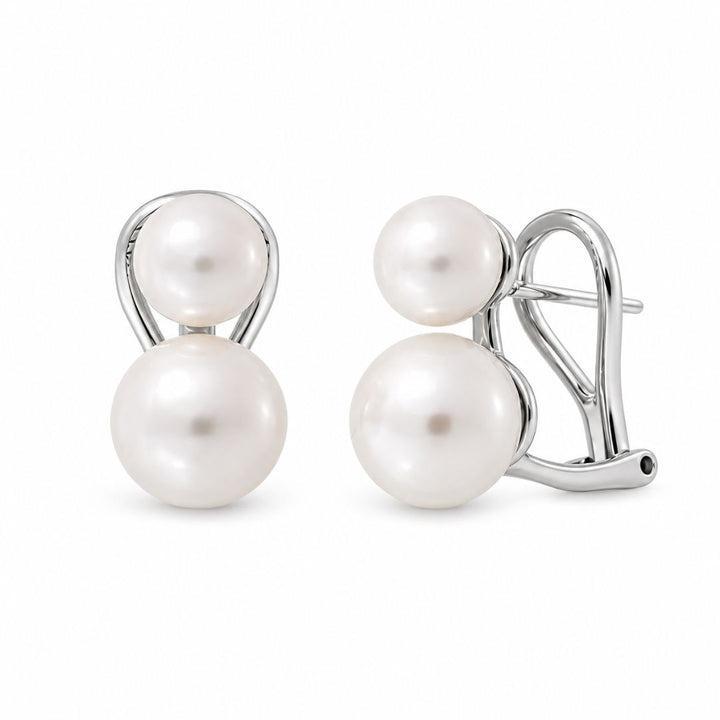 Pendientes Doble Perla 7-9mm Jour