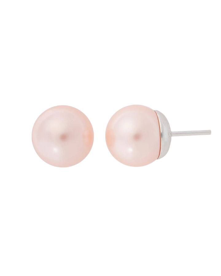 Pendientes Perla 10mm Rosa Lyra