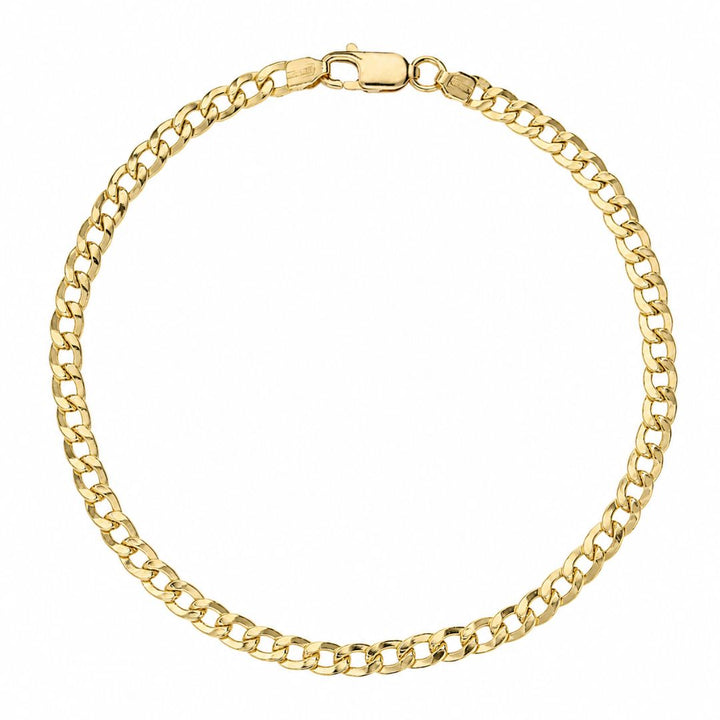 Pulsera Barbada para Hombre de Oro 18K de 4,1 mm