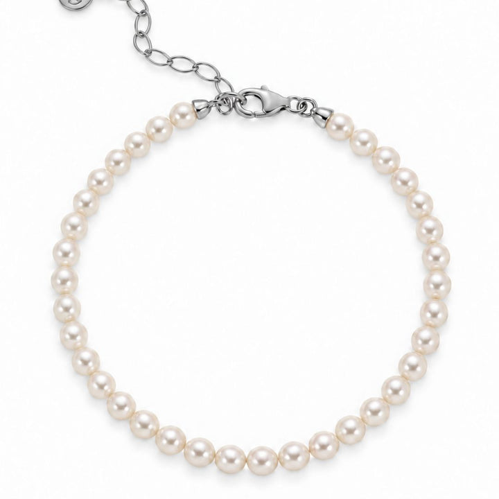 Pulsera de Plata Perlas 4mm Ballet