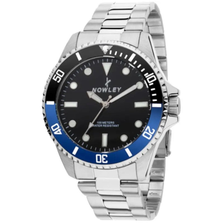 Reloj Nowley Hombre Acero Negro y Azul