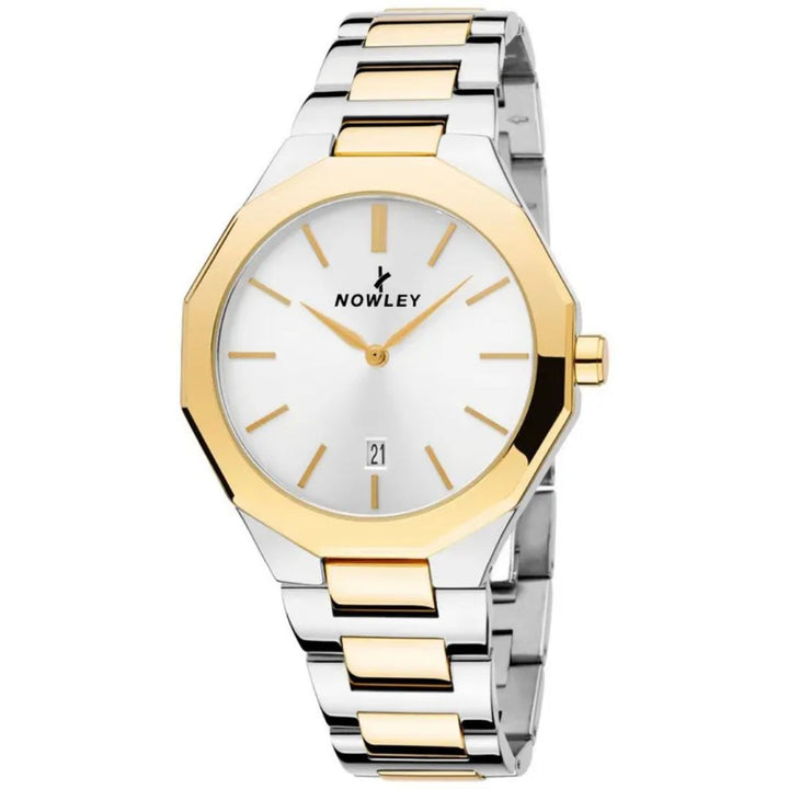 Reloj Nowley Hombre Bicolor Acero Dorado