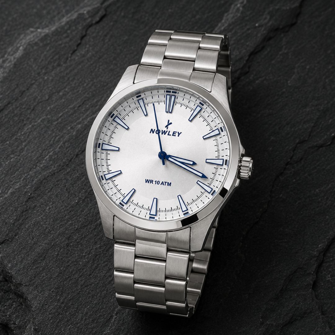 Reloj Nowley Hombre Blanco Azul