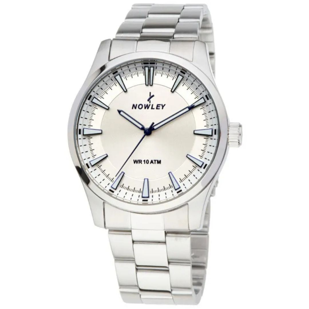 Reloj Nowley Hombre Blanco Azul