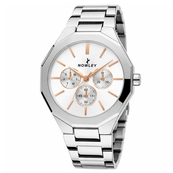 Reloj Nowley Prisma Hombre Acero Plateado
