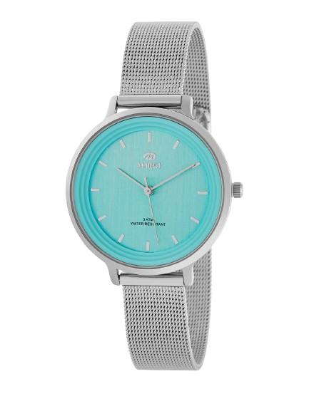 Reloj Marea Mujer con Brazalete de Acero y Esfera Rosa