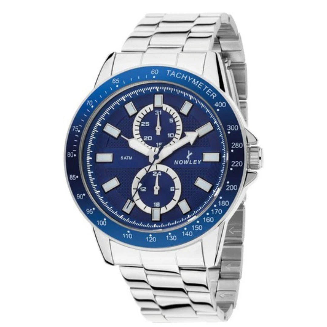 Reloj Nowley HOT Hombre Acero Esfera Azul Multifunción